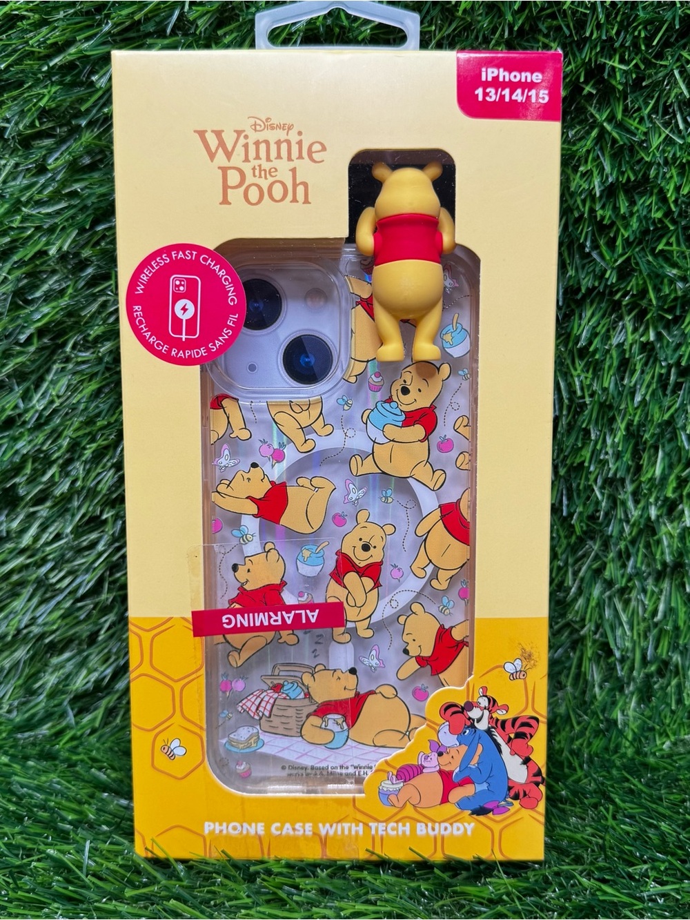 DISNEY Winnie the Pooh Phone Case iPhone 13/14/15  Winnie the Pooh Tech Buddy